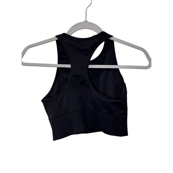 Lululemon Black Racerback Sports Bra Size 6 High-Impact Support Lightweight Brea - Picture 4 of 5